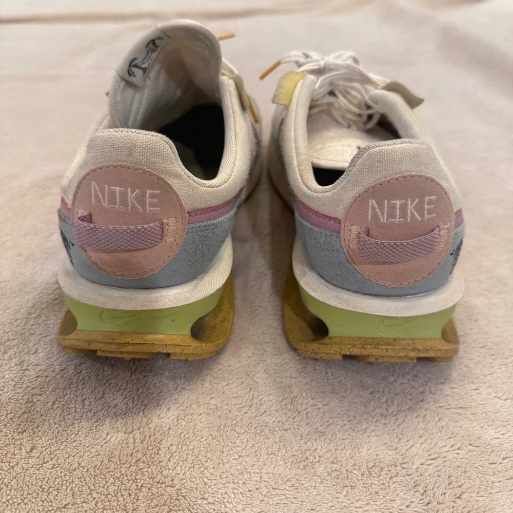 Nike Sun Club Waffle One Coconut Milk Pastel Beachy Coastal Sneaker SZ 8.5 - Picture 5 of 10